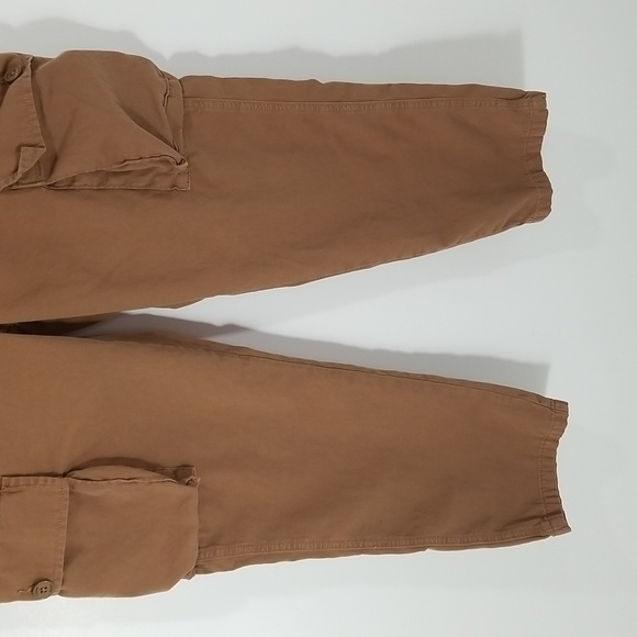{Frame} Women's Brown Relaxed Fit Utility Pants - Picture 6 of 13